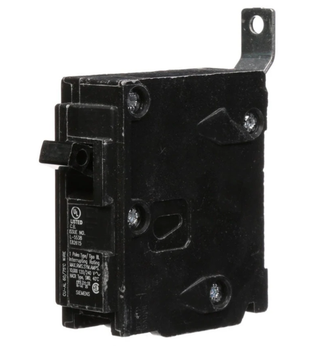 Siemens B115AFH Circuit Breaker | 120V 15A 1P 22kA@120V BL Series