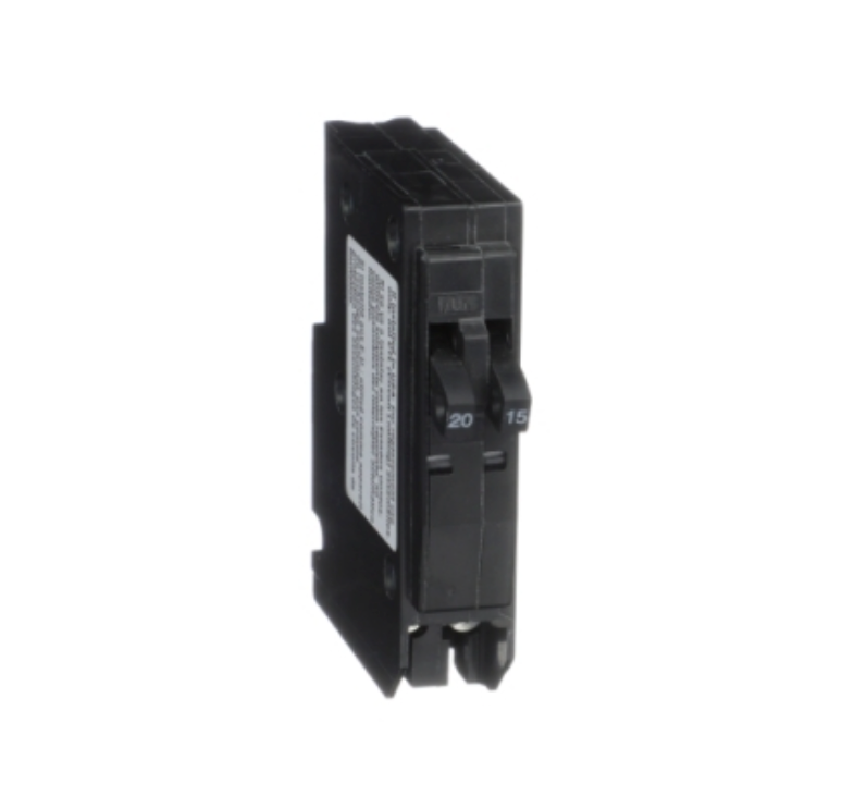 QOT2015  Square D Tandem Circuit Breaker | 240V 15A 2P 10kA@120V QO Series