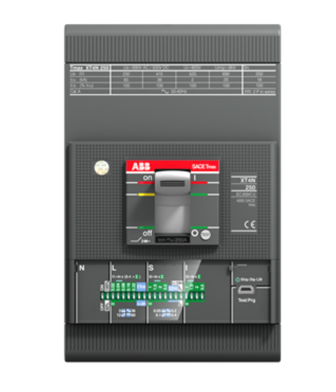 ABB XT4NU3250AYL000XXX Circuit Breaker | 600V 3P 25kA@480V SACE Tmax