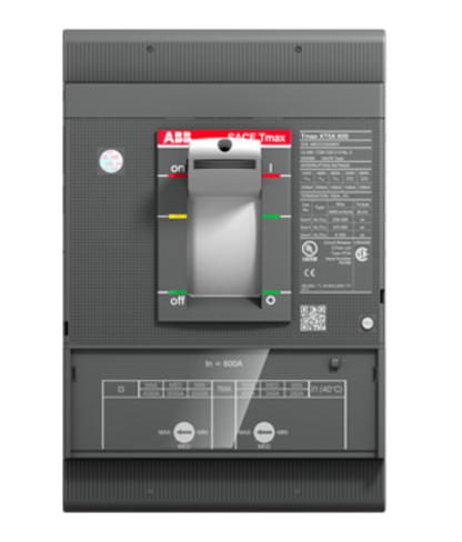 ABB XT5HQ340ABFF000XXX Circuit Breaker | 600V 400A 3P 65kA@480V Bolt-On SACE Tmax XT