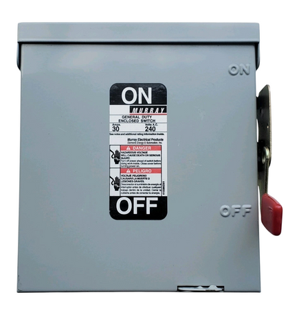 Siemens GUN321 Disconnect Switch | 240V 30A 3P Non-Fusible G Series