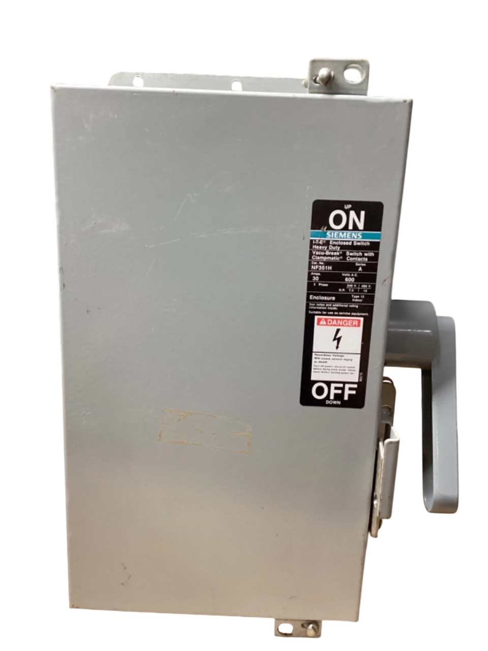 Siemens NF351H Switch | Vacu-Break PJP