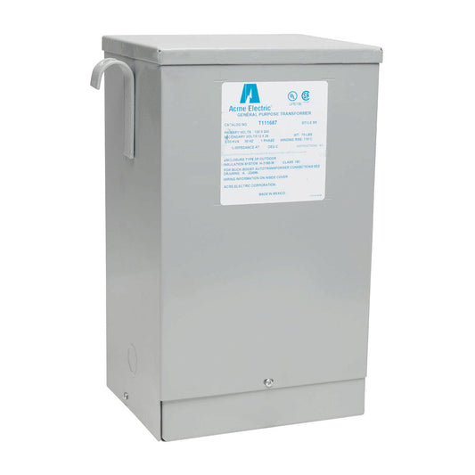 Acme Electric T111687 Transformer | 1 Phase 240 X 480V 5KVA 24/48V Buck Boost