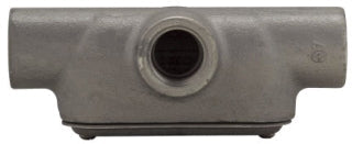 Crouse-Hinds T27CG Conduit Outlet Body | T Shape 3/4" Hub 9 cu-in Feraloy Iron Condulet Form 7 SnapPack