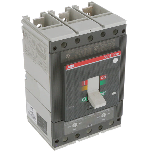 ABB T5H400TW Circuit Breaker | 600V 400A 3P 65kA@480V Bolt-On SACE Tmax
