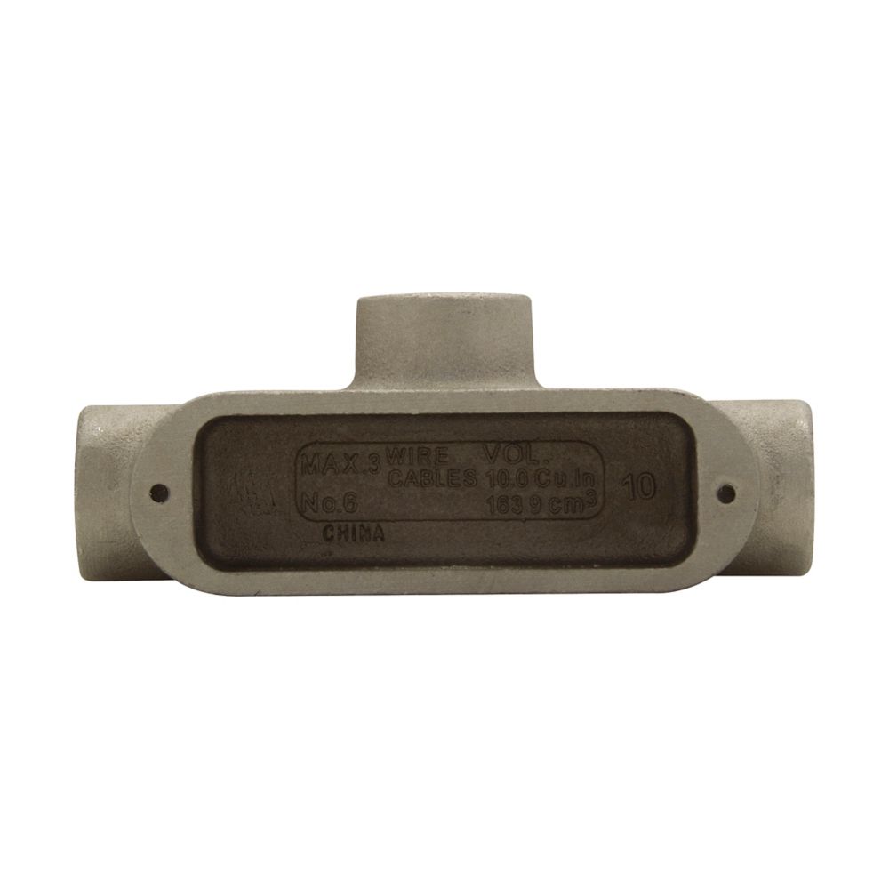 Crouse-Hinds T789 Conduit Outlet Body Aluminum T-Shape 2-1/2" Hub Mark 9