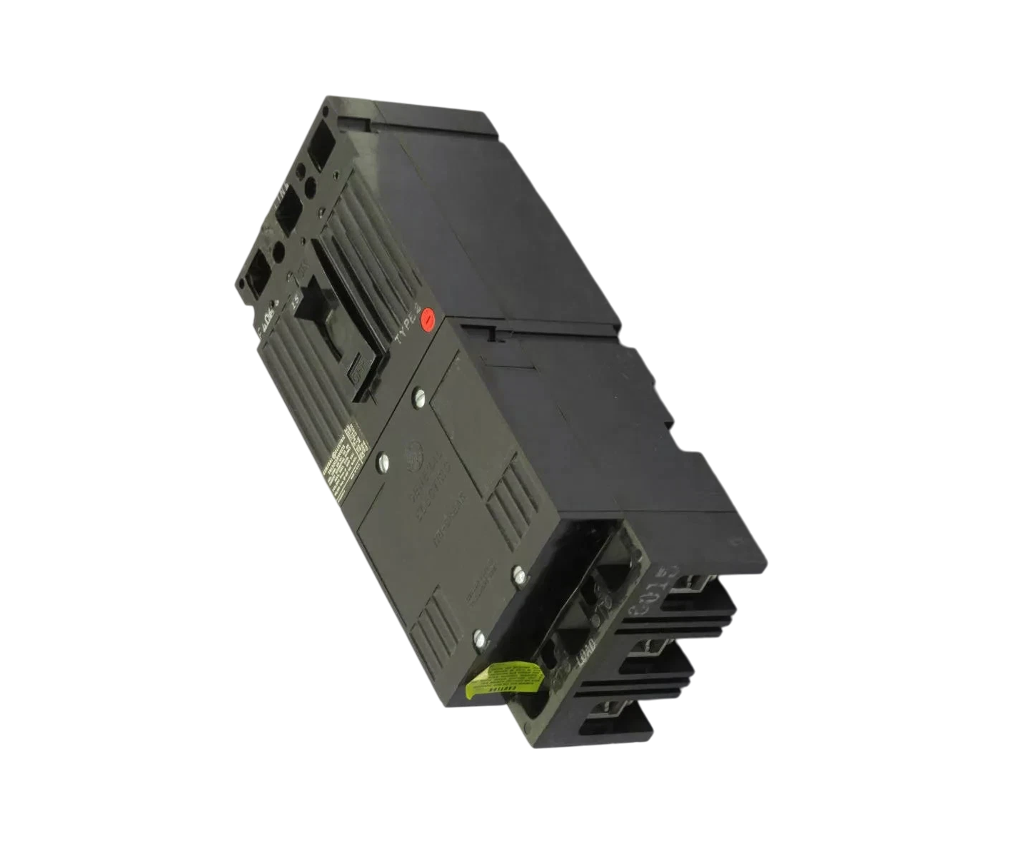 General Electric TB13015BWE05 Circuit Breaker | 600V 15A 3P 200kA@480V Feed-Thru Tri-Break