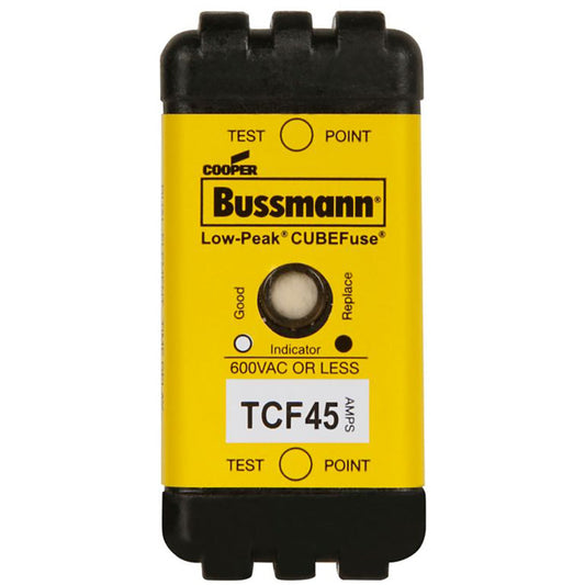 Bussmann TCF45 Low Voltage Fuse 600V 45A 300kA@600V CUBEFuse