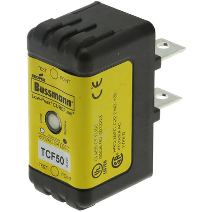 Bussmann TCF50 Low Voltage Fuse | 600V 50A 300kA@600V CUBEFuse