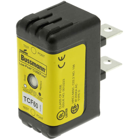 Bussmann TCF60 Low Voltage Fuse 600V 60A 300kA@600V TD CUBEFuse