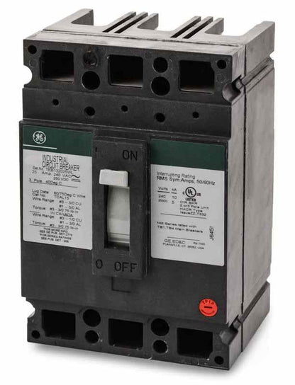 General Electric TEB132025 Circuit Breaker | E150 Line TEB 240V 25A