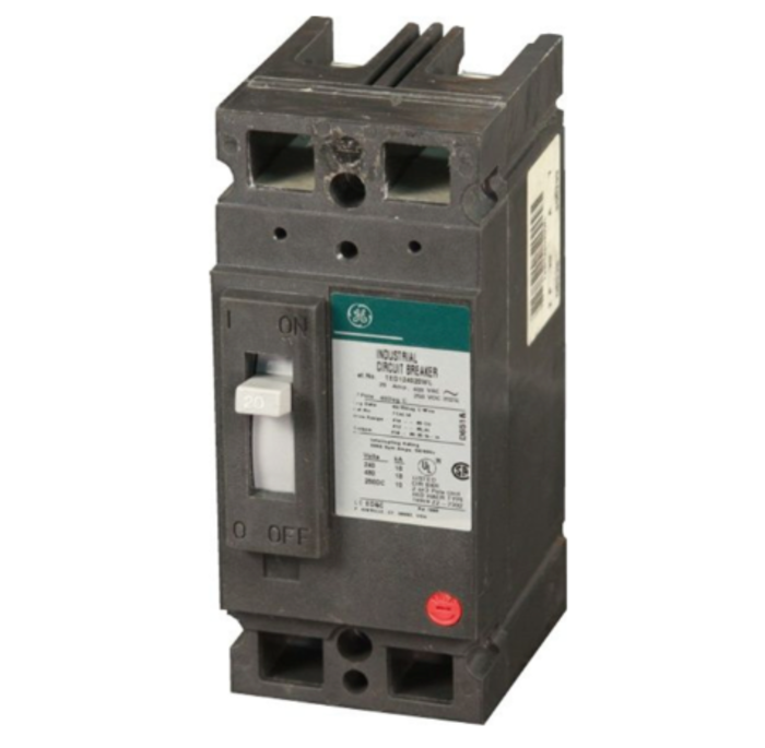 General Electric TED124060WL Circuit Breaker | 480V 60A 2P 18kA@480V Bolt-on Panelboard E150 Line