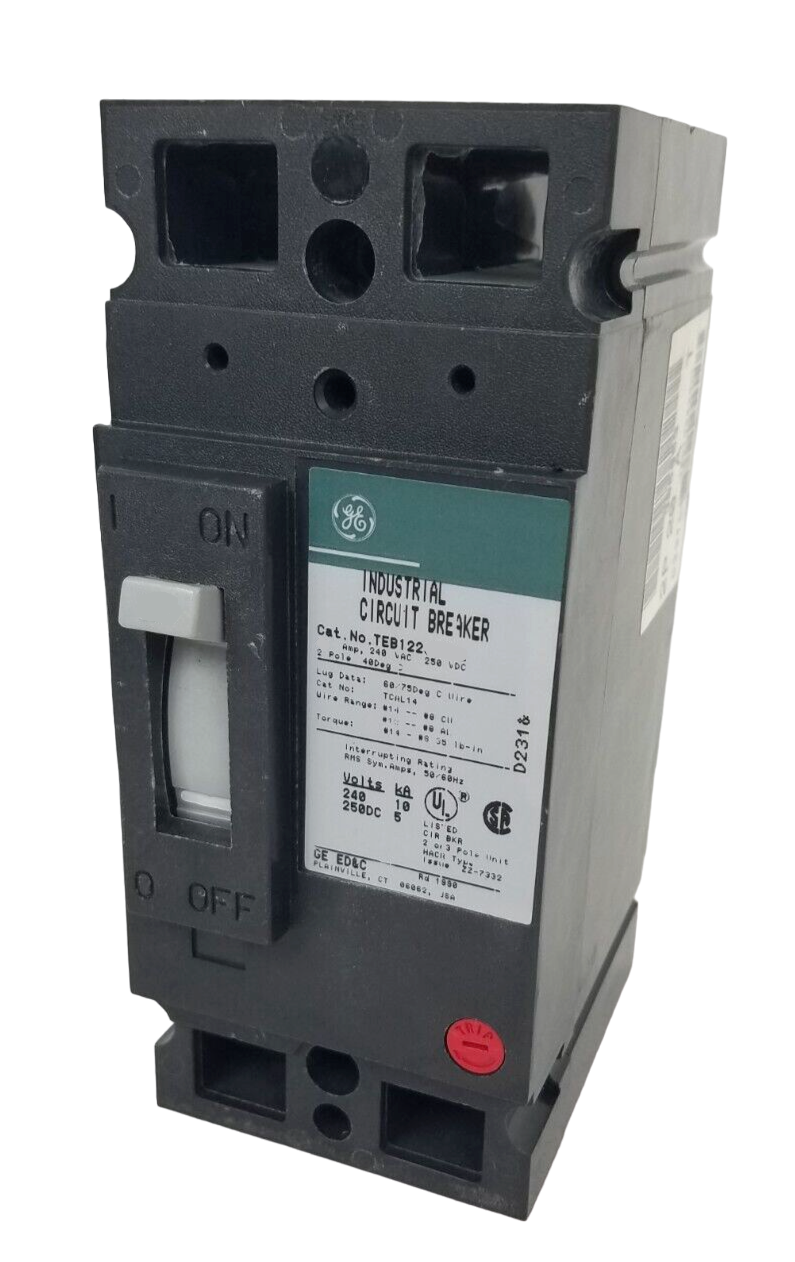 TEB122035WL - General Electric Feed-Thru 35 Amp 2 Pole Circuit Breaker - Essential Electric Supply