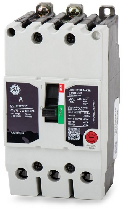 TEYL3060B - General Electric Bolt-On 60 Amp 3 Pole Circuit Breaker - Essential Electric Supply