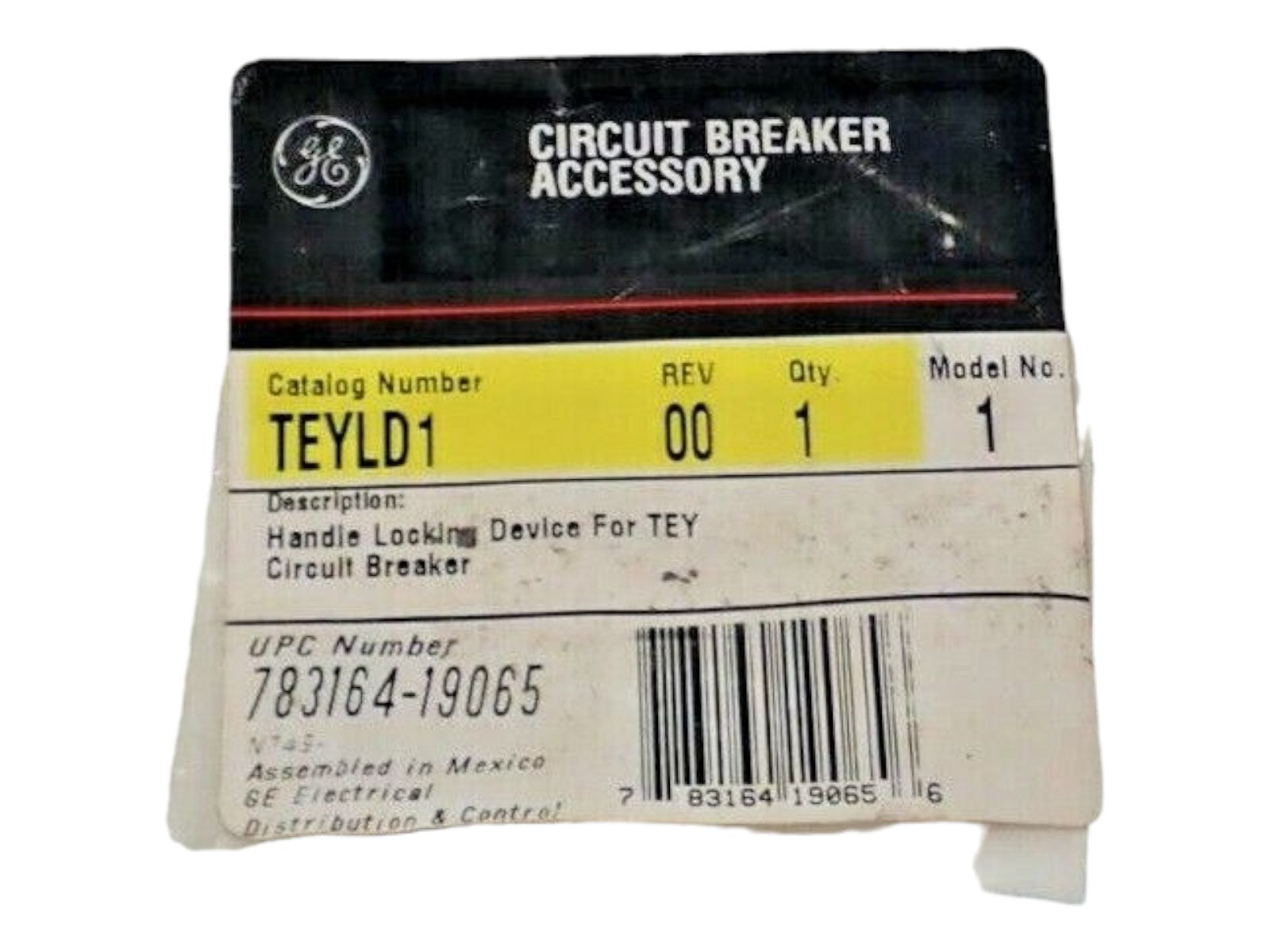 TEYLD1  General Electric  Circuit Breaker Parts - Essential Electric Supply