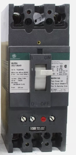 General Electric TFJ224150WL Circuit Breaker | 480V 150A 2P 22kA@480V Feed-Thru F225 Line