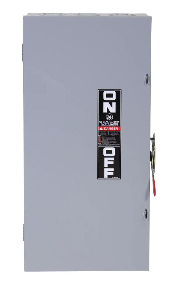 General Electric TGN3324 Disconnect Switch | 240V 200A 3P 3-Phase Non-Fusible 100kA@240V Spec-Setter