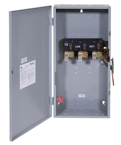 General Electric TGN3324 Disconnect Switch | 240V 200A 3P 3-Phase Non-Fusible 100kA@240V Spec-Setter
