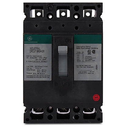 General Electric THED136025 Circuit Breaker | 600V 25A 3P 25kA@480V Bolt-On E150 Line