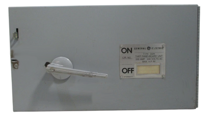 General Electric THFP323R Panel Mount Switch | 240V 100A 3P 3Pole Fusible Type THFP