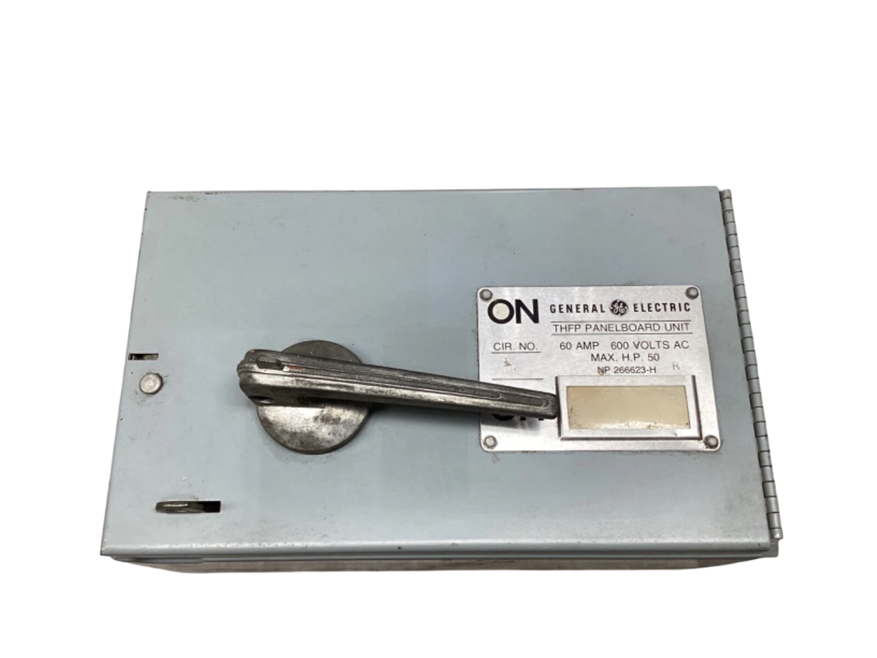 General Electric THFP321X Panel Mount Switch | 240V 30A 3P Fusible Type THFP