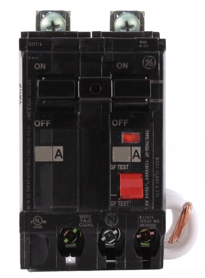 THQB2120GFT - General Electric Bolt-On 20 Amp 2 Pole Circuit Breaker - Essential Electric Supply