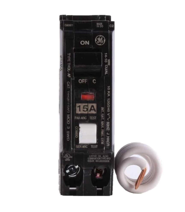 THHQB1120AF2 - General Electric Bolt-on 240V 20A 1 pole circuit breaker 22kA@240V - Essential Electric Supply