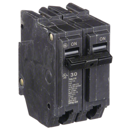 General Electric THHQB2130ST1 Circuit Breaker | 240V 30A 2P 22kA@240V Bolt-On Q-Line