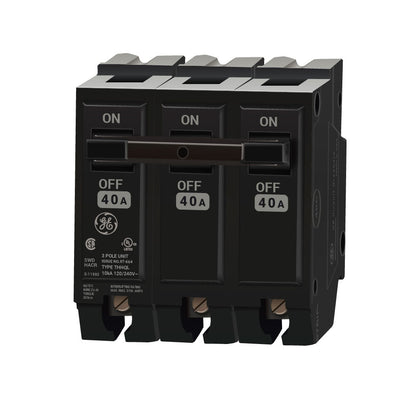 General Electric THHQL32040 Circuit Breaker | 240V 40A 3P 22kA@240V Plug-In Q-Line