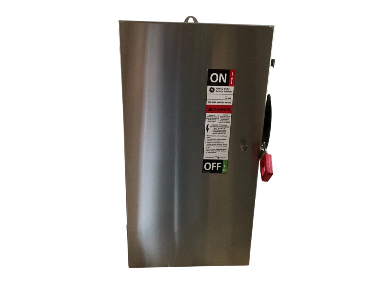 General Electric THN3366SS Disconnect Switch | 600V 600A 3P Non-Fusible NEMA 4X Spec-Setter