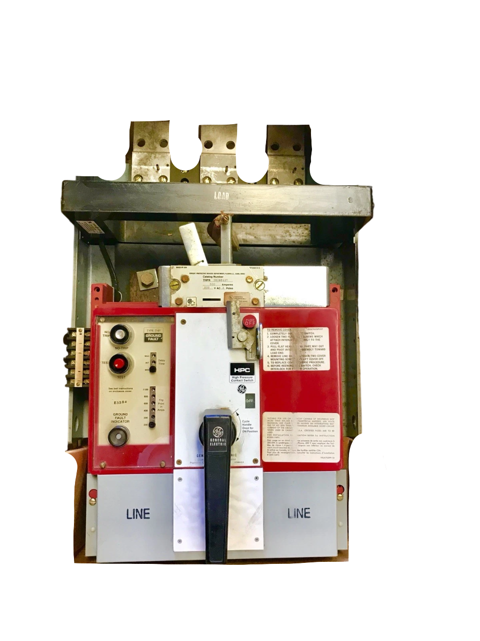 General Electric THPR3608G3T Disconnect | 600V 800A 3P Fusible Switch