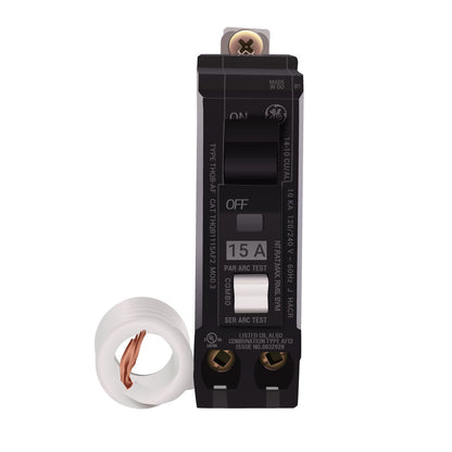 General Electric THQB1115AF2 Circuit Breaker | 240V 15A 1P Bolt-On 10kA@240V Q-Line