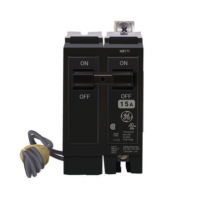 General Electric THQB1115ST1 Circuit Breaker | 120V 15A 1P 10kA@120V Bolt-On Q-Line