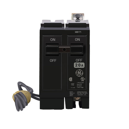 General Electric THQB1120ST1 Circuit Breaker | 120V 20A 1P 10kA@120V Bolt-On Q-Line