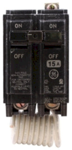 THQB21WY15 - General Electric Bolt-On 15 Amp 2 Pole Circuit Breaker - Essential Electric Supply