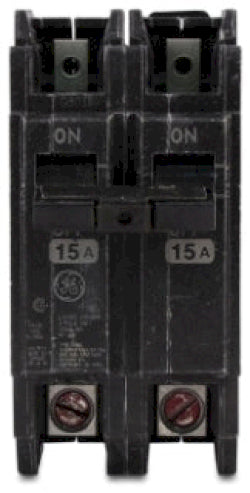 THQC2115WL - General Electric Feed-Thru 15 Amp 2 Pole Circuit Breaker - Essential Electric Supply