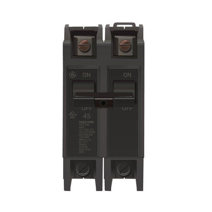 General Electric THQC2145WL Circuit Breaker | 240V 45A 2P 10kA@240V Feed-Thru Q-Line