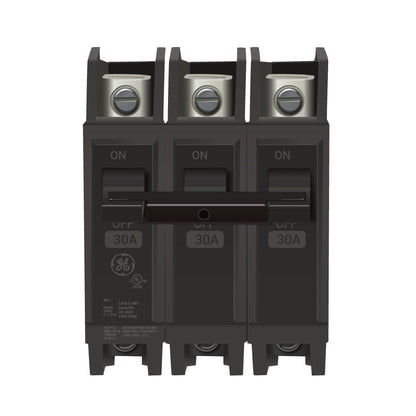 General Electric THQC32030WL Circuit Breaker | 240V 30A 3P 10kA@240V Feed-Thru Q-Line