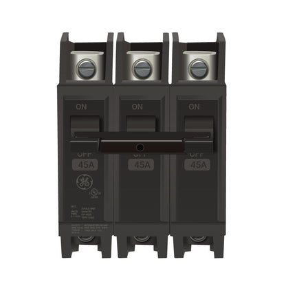 General Electric THQC32045WL Molded Case Circuit Breaker | 240V 45A 3P 10kA@240V Feed-Thru Q-Line