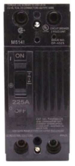 THQD22225WL - General Electric Feed-Thru 225 Amp 2 Pole Circuit Breaker - Essential Electric Supply