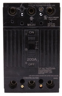 General Electric THQD32200WL Circuit Breaker | 240V 200A 3P 22kA@240V Feed-Thru Q-Line