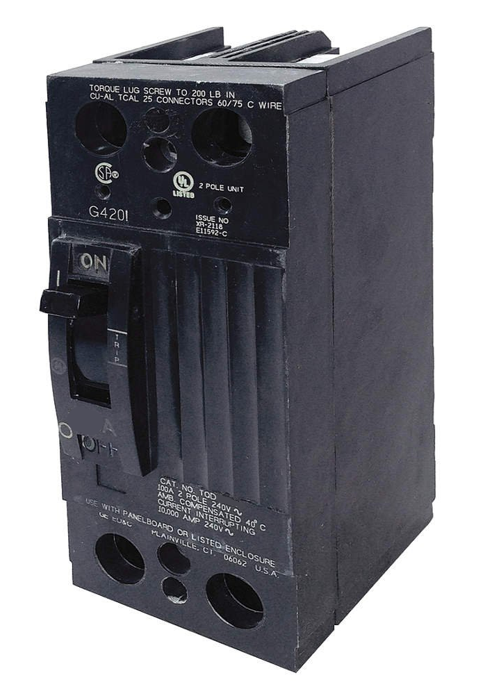 THQD22150WL - General Electric Feed-Thru 240V 150A 2 pole circuit breaker 22kA@240V - Essential Electric Supply
