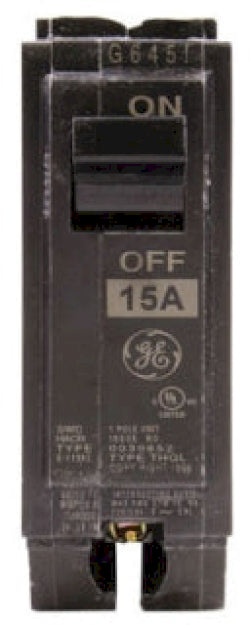 General Electric THQL1115 Circuit Breaker | 120V 15A 1P 10kA@120V Q-Line