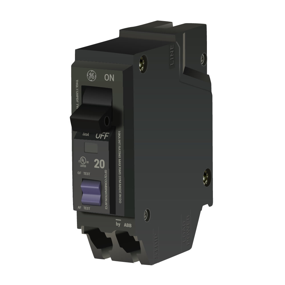 General Electric THQL1120PDF Circuit Breaker | Q-Line THQL 120V 20A