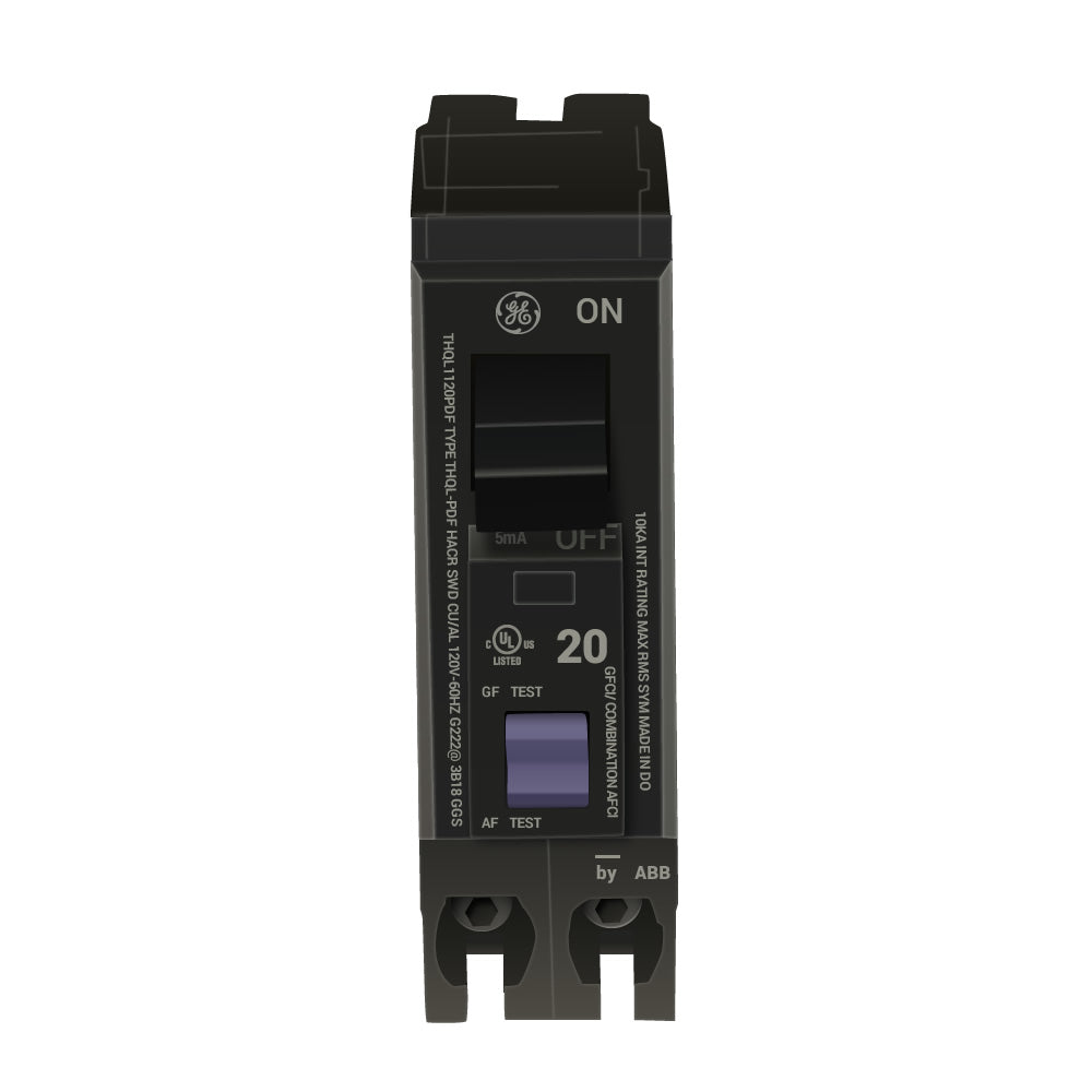 General Electric THQL1120PDF Circuit Breaker | Q-Line THQL 120V 20A