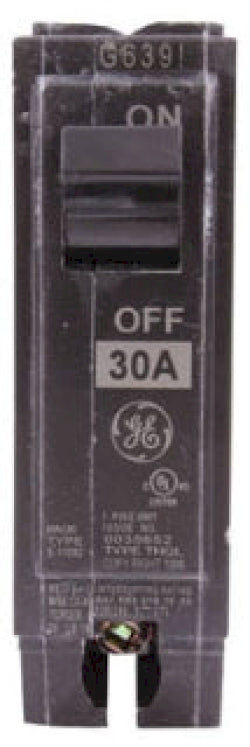 General Electric THQL1130 Circuit Breaker | 120V 30A 1P 10kA@120V Plug-In Q-Line