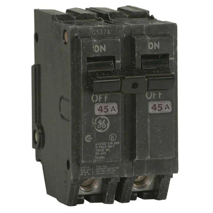 General Electric THQL2145 Circuit Breaker | 120/240V 45A 2P 10kA@120V Plug-In Q-Line