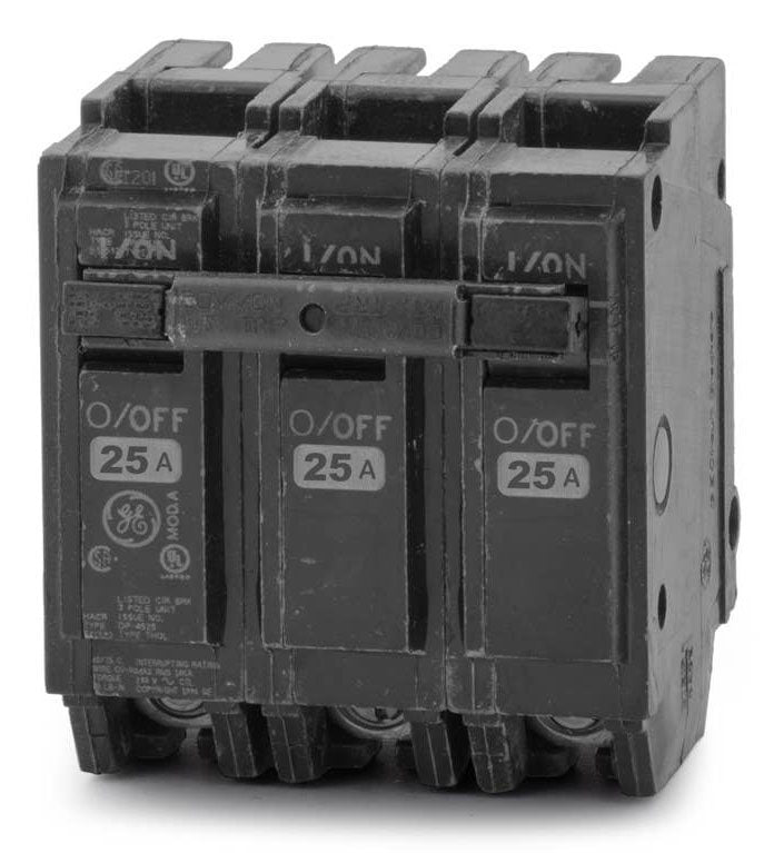 General Electric THQL32025 Circuit Breaker | 240V 25A 3P 10kA@240V Q-Line