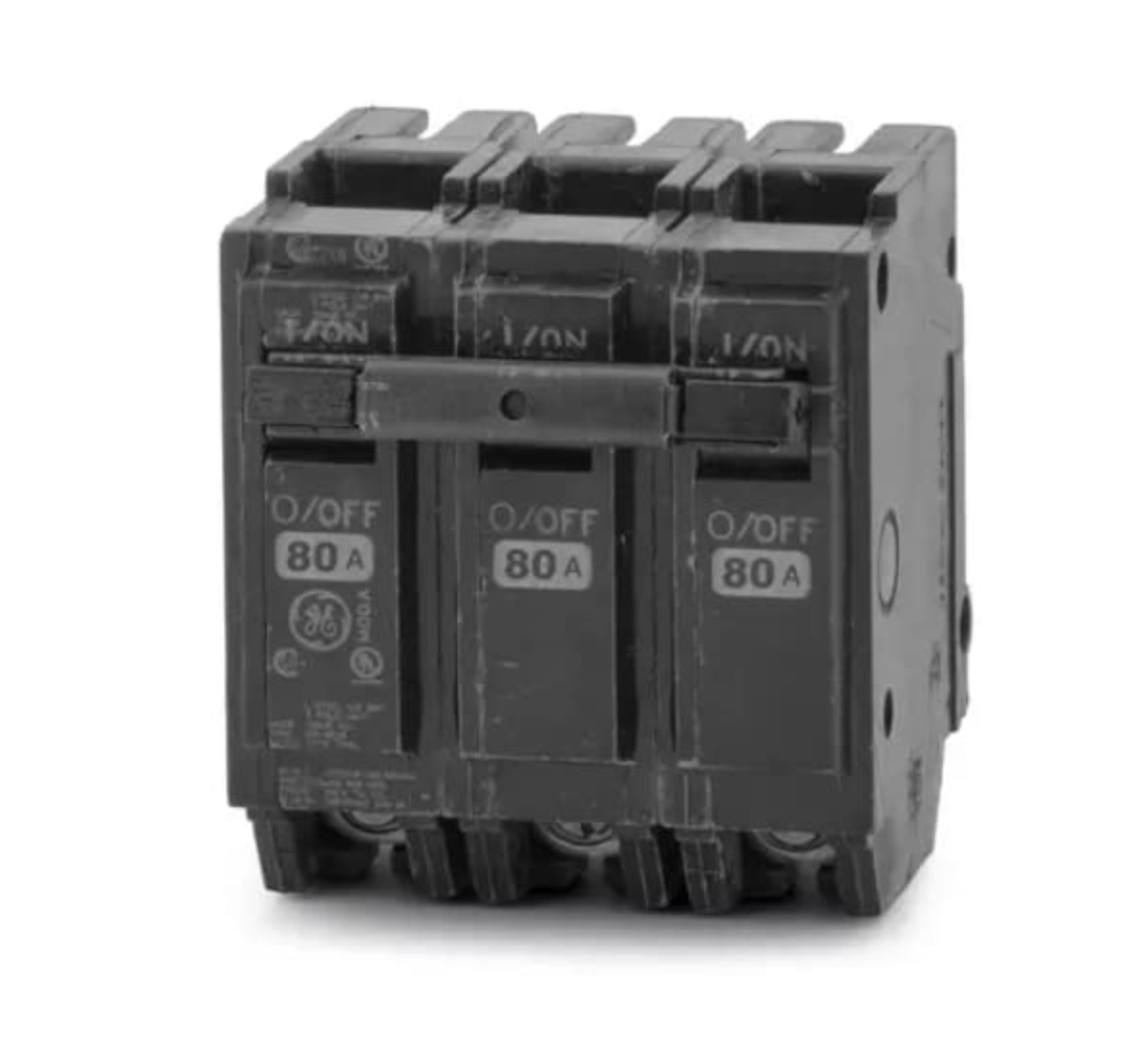 THQL32080 - General Electric Plug-In 80 Amp 3 Pole Circuit Breaker - Essential Electric Supply