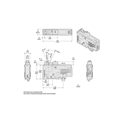 Square D HOM120CAFI Circuit Breaker 120V 20A 1P 10kA@120V Plug-In HOMELINE
